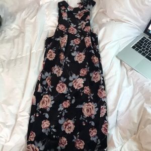 Velvet floral high neck dress from Forever 21
